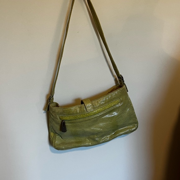 Liza Ganz Lime Green Shoulder Bag - Picture 4 of 5